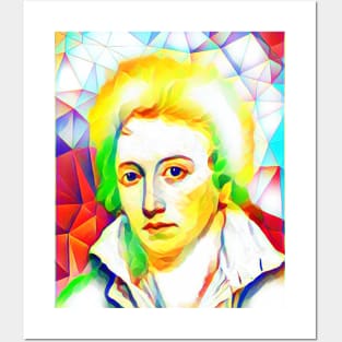 Percy Bysshe Shelley Colourful Portrait | Percy Bysshe Shelley Artwork 11 Posters and Art